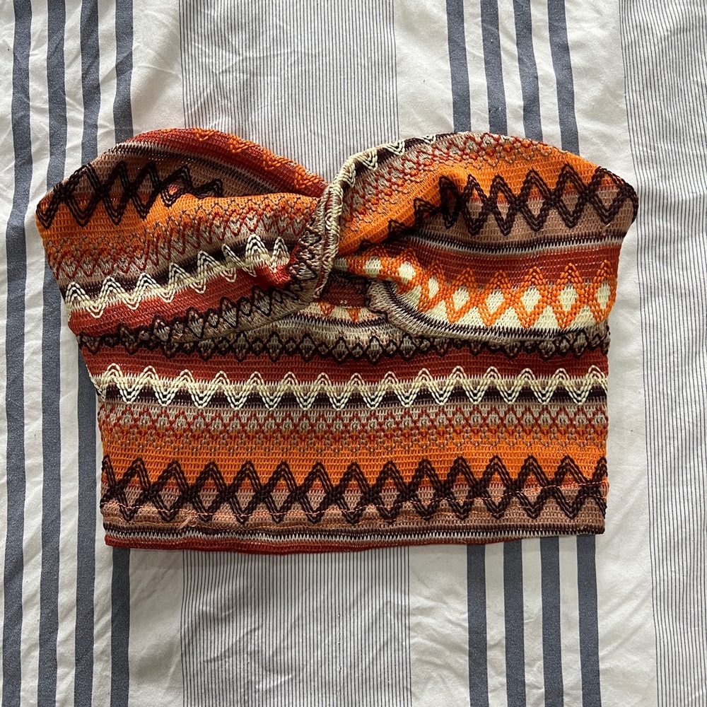 Twist crop top multiple colors